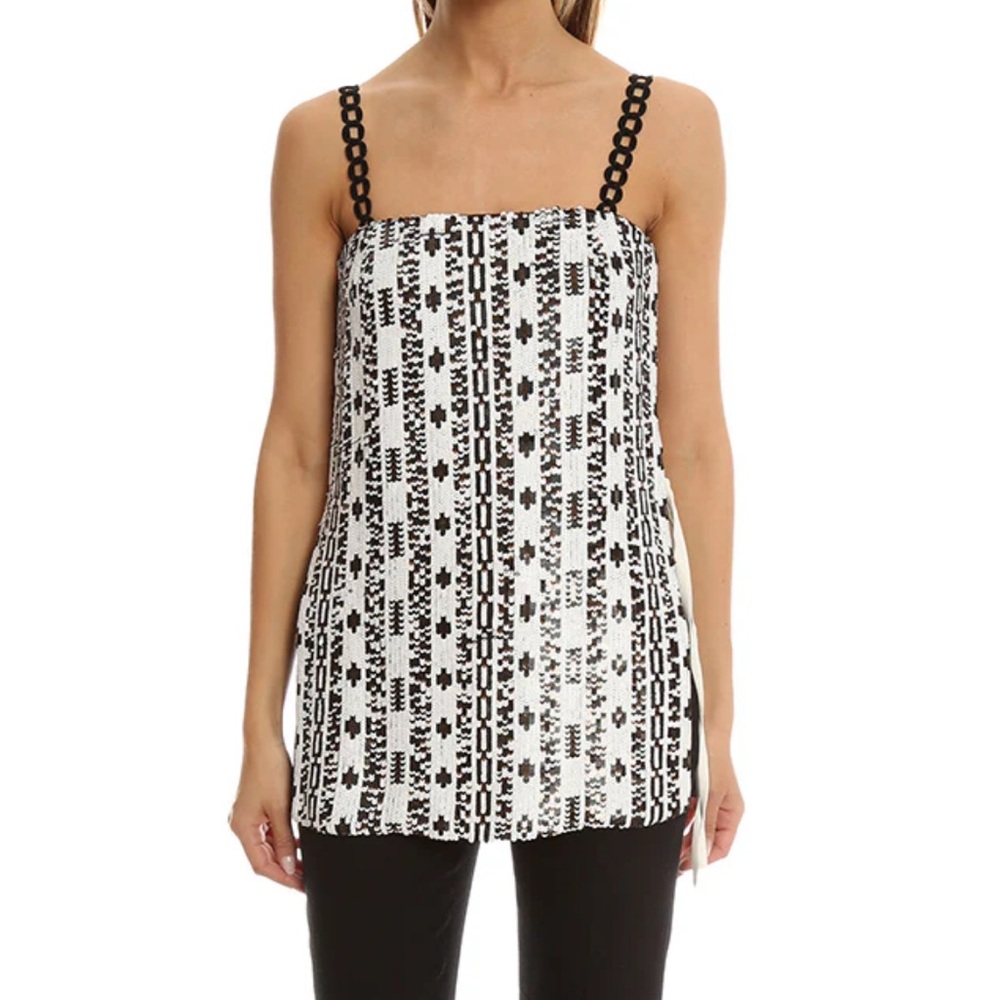 3.1 PHILLIP LIM BOHEMIAN SEQUIN TANK - 4